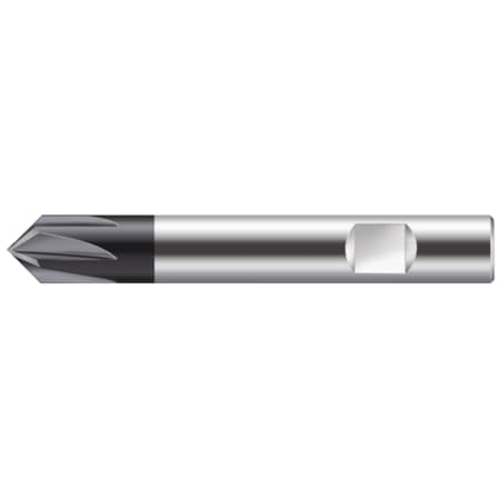 Metric 90° Solid Carbide Chamfer Mill, MC501-08.0W5L-WJ30TF, 8 Mm Diam